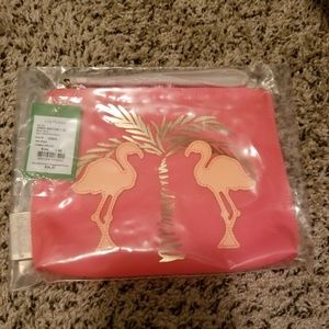 Lilly pulitzer flamingo bag or clutch